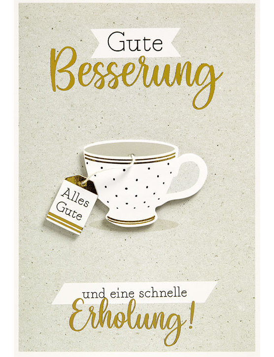 Doppelkarte Lifestyle Gute Besserung