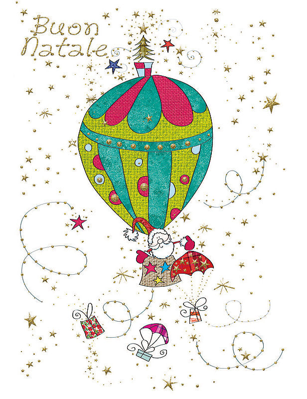 Biglietto Buon Natale C/rilievo E Foil