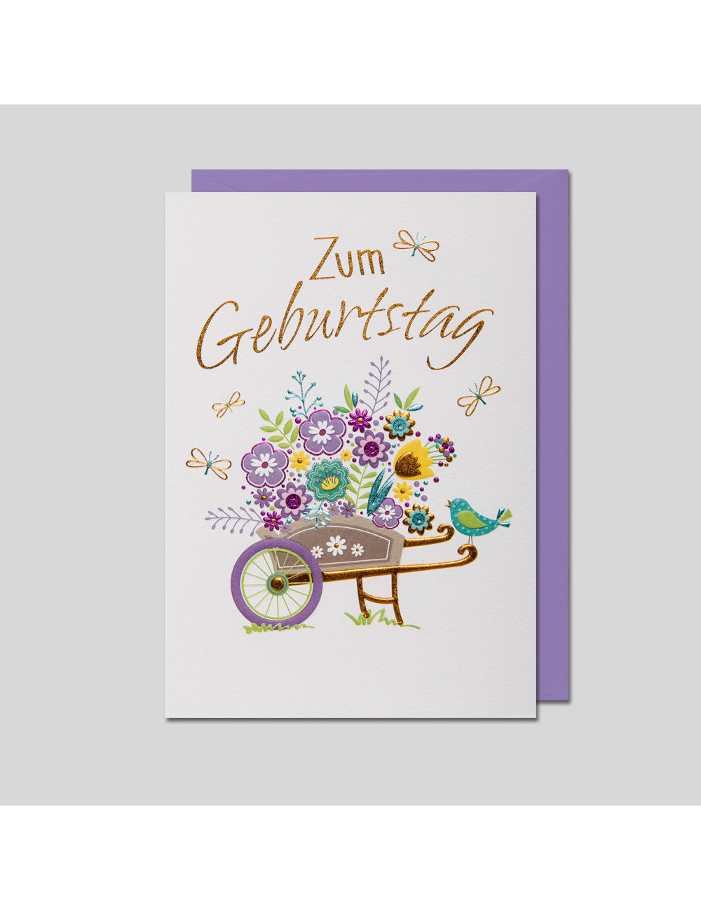 Doppelkarte. Gratulatione by Alessia Geburtstag