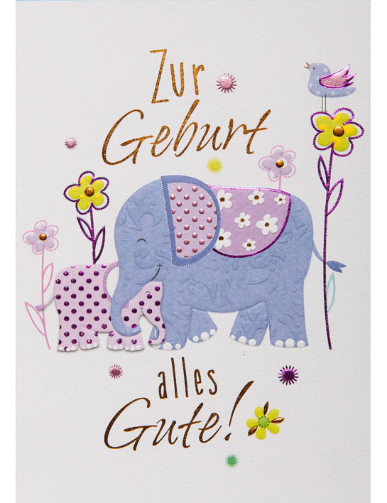Doppelkarte. Gratulatione by Alessia Nachwuchs