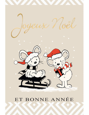 Carte double Noël