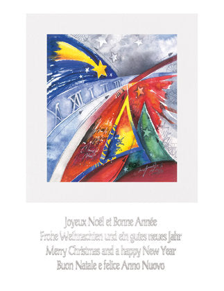 Cartes double multi-pack. Noël 97-1086-2-A6 5 Ex.