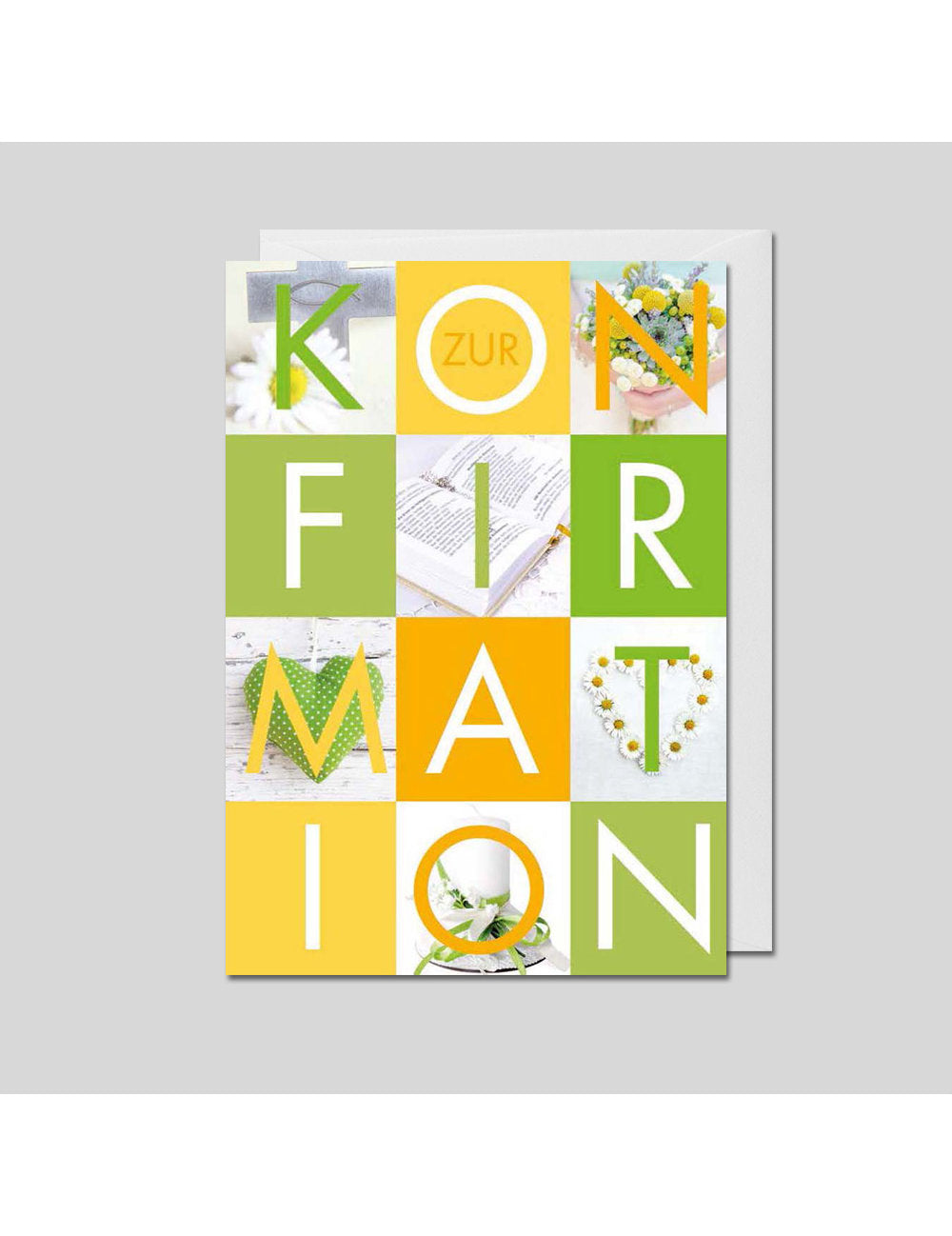 Doppelkarte. Konfirmation