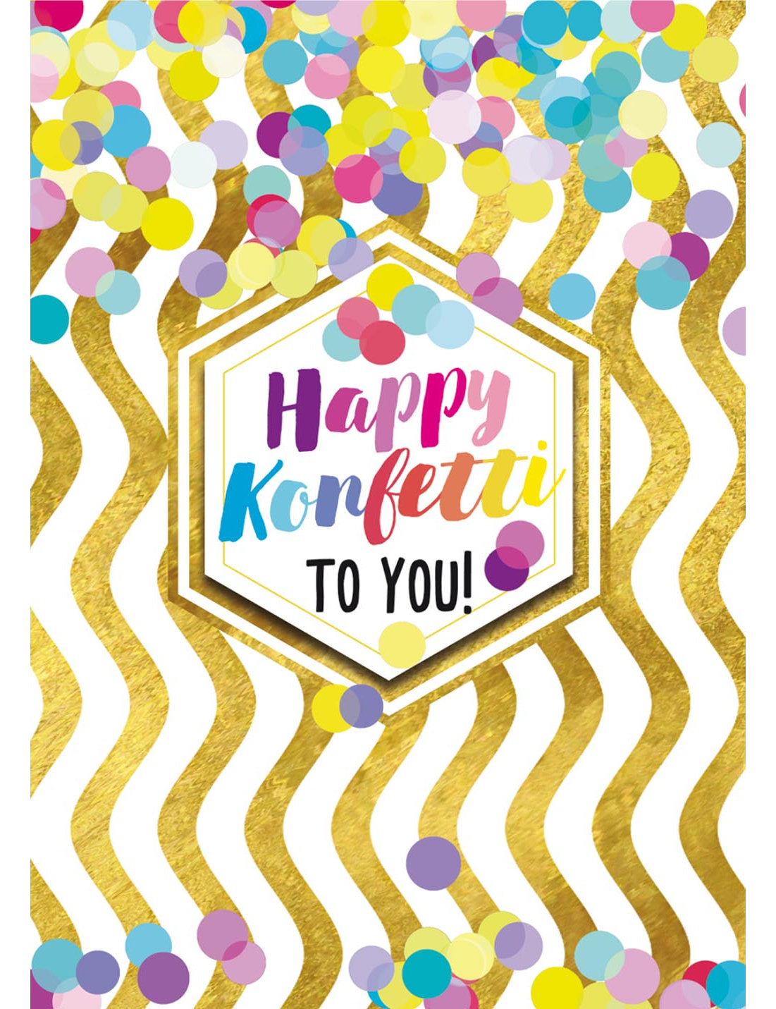 Soundkarte Happy Konfetti to you