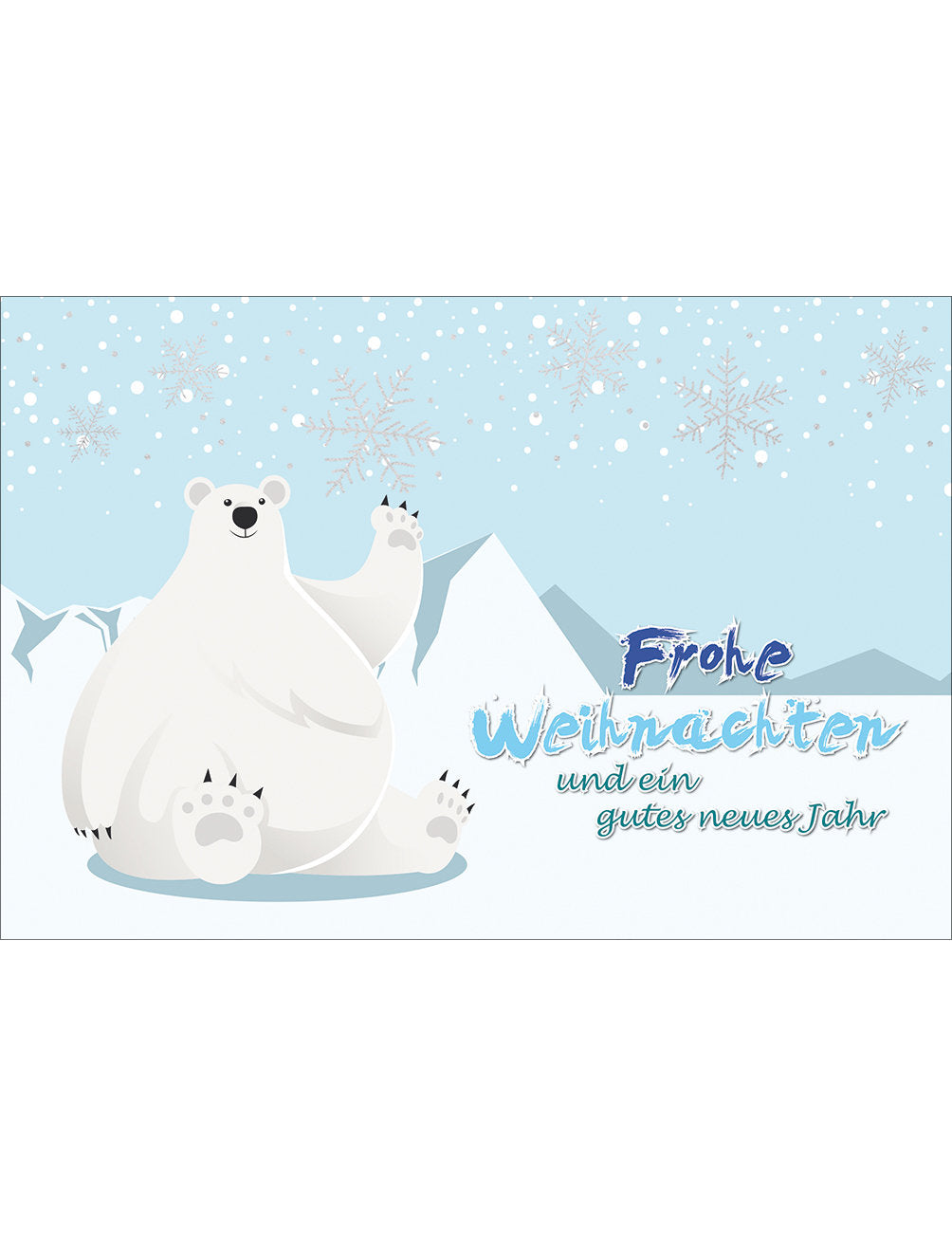 Doppelkarte Weihnachten