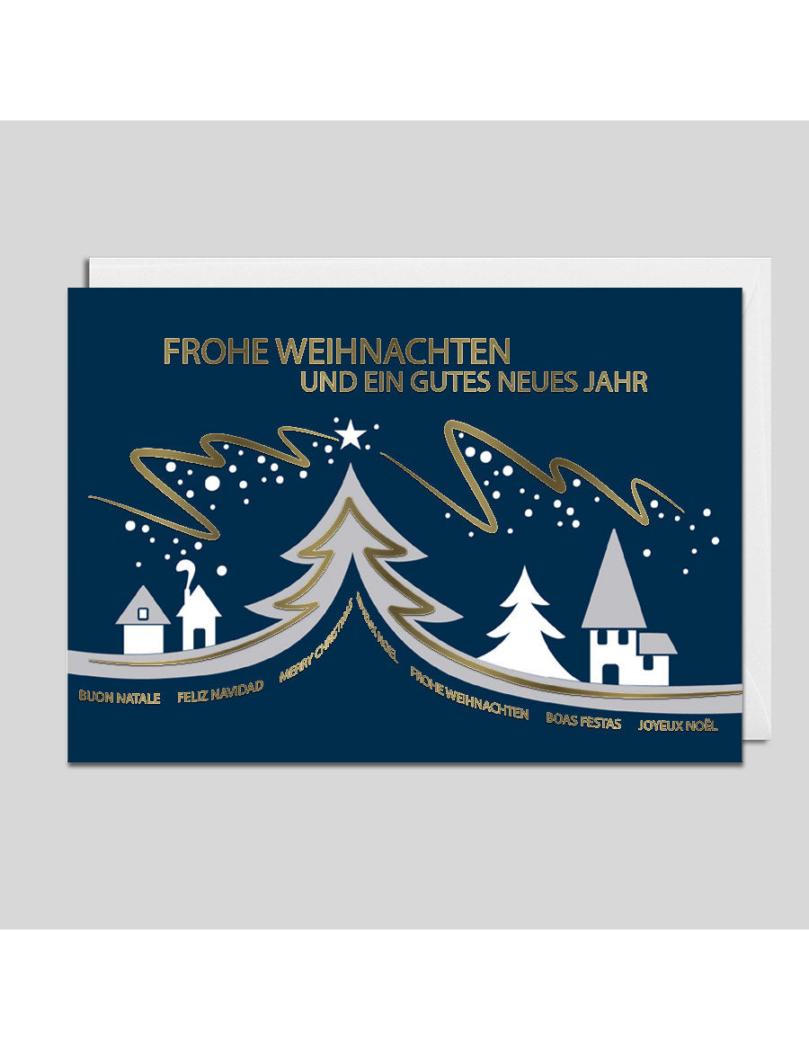 Doppelkarte. Weihnachten
