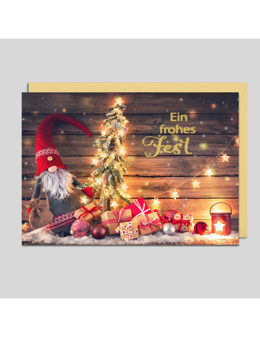 Doppelkarte. Weihnachten