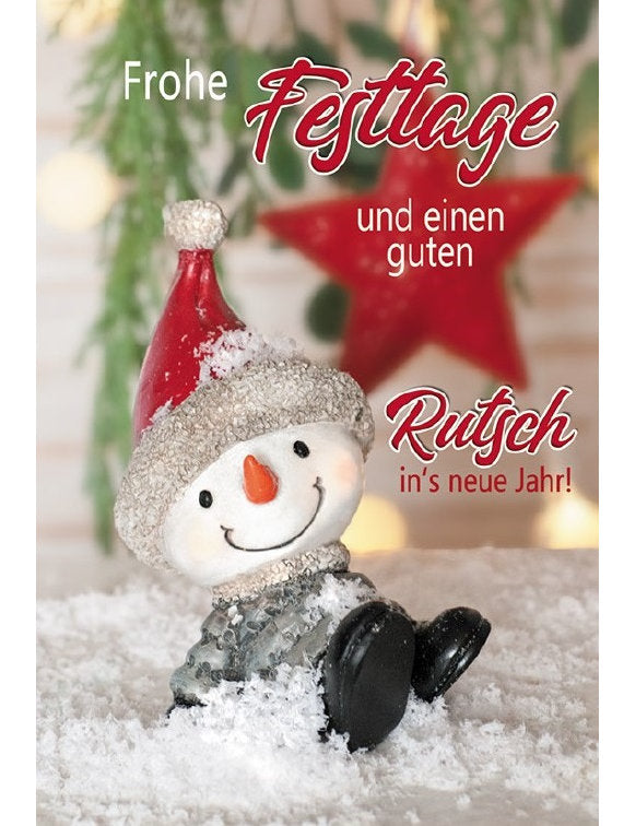 Doppelkarte. Weihnachten