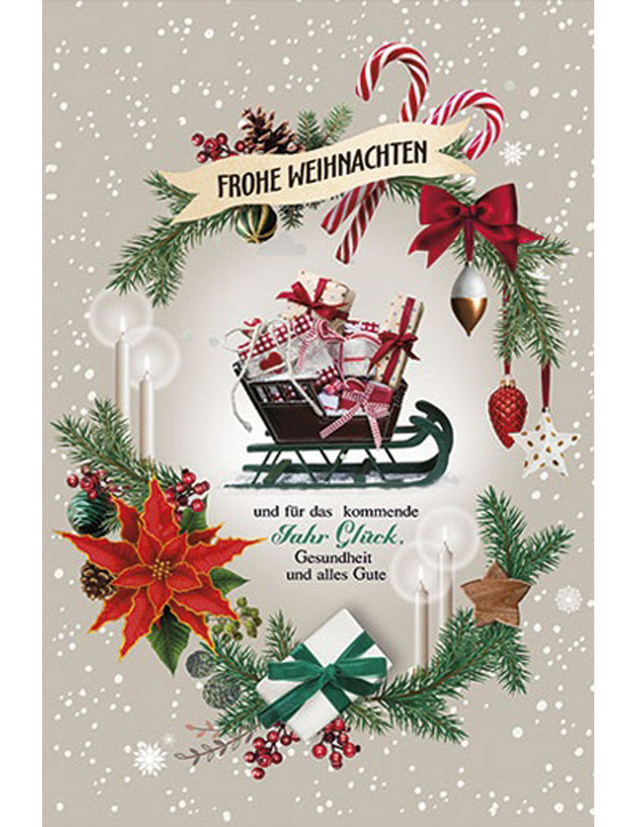 Doppelkarte. Weihnachten