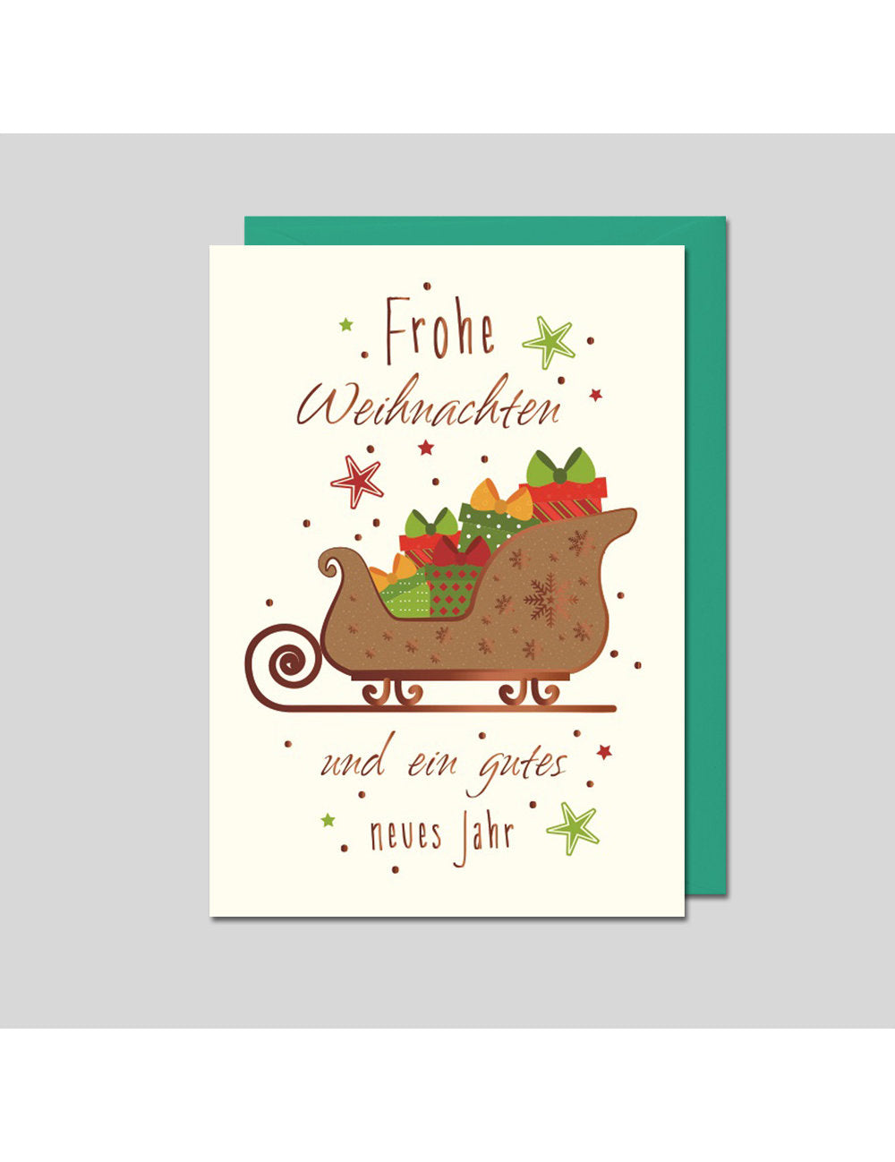 Doppelkarte. Gratulatione by Alessia Weihnachten