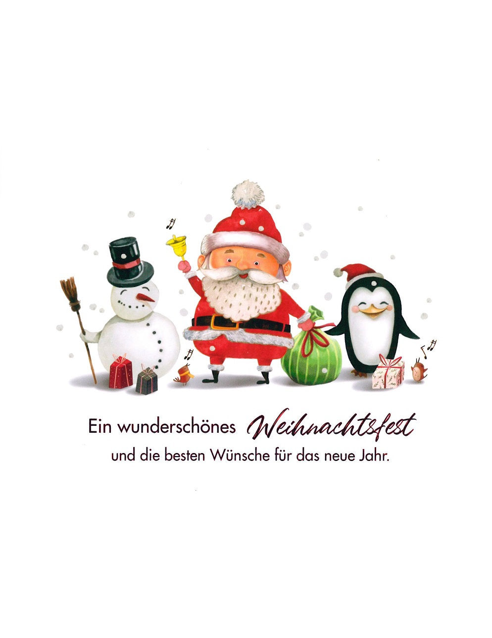 Doppelkarten Multipack. Weihnachten 5 Ex.