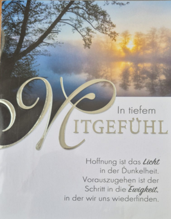 In tiefem Mitgefühl (B6)