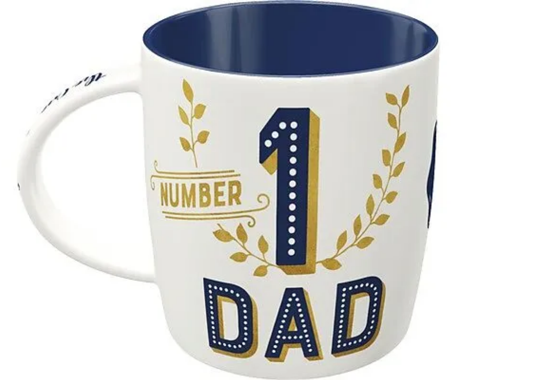 Tasse 330ml. Number 1 Dad