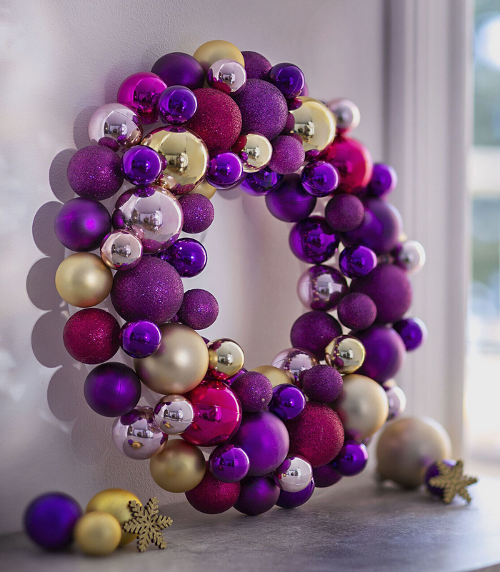Türkranz Purple Christmas (32cm)
