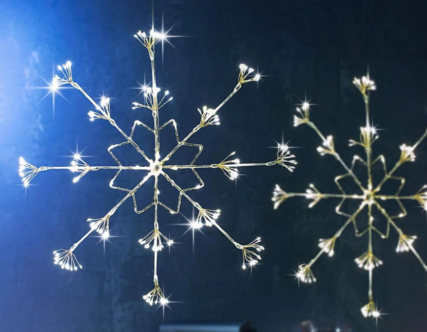 LED-Dekohänger "Eisstern"