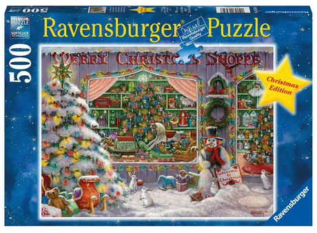 Ravensburger Puzzle "Merry Christmas Shoppe" 500