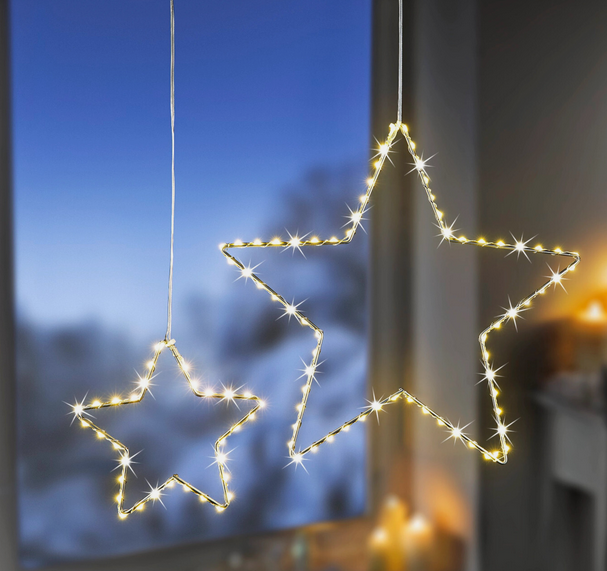 LED-Sterne Stars 104 LEDs, 2er-Set