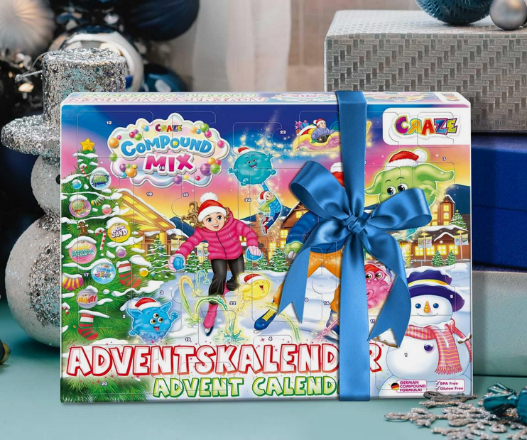Adventskalender-Magic Sand und Knetschleim