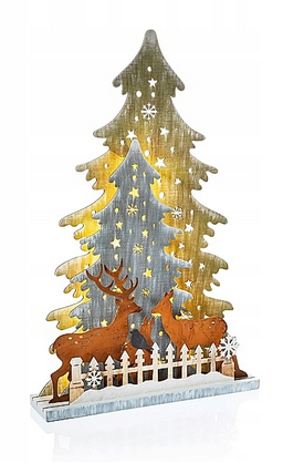 LED-Deko "Winterwald" in Maxigrösse