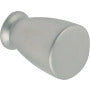 Möbelknopf 18 mm  Zinkdruckguss vernickelt