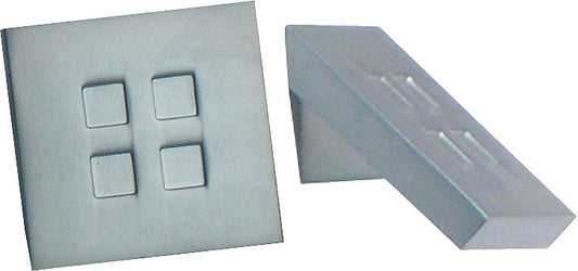 Möbelknopf 30 mm  Zinkdruckguss vernickelt