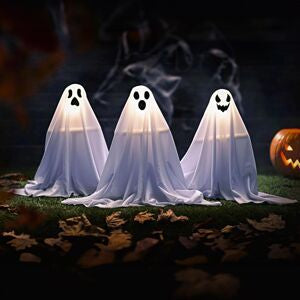 LED-Gespensterdeko 3er-Set