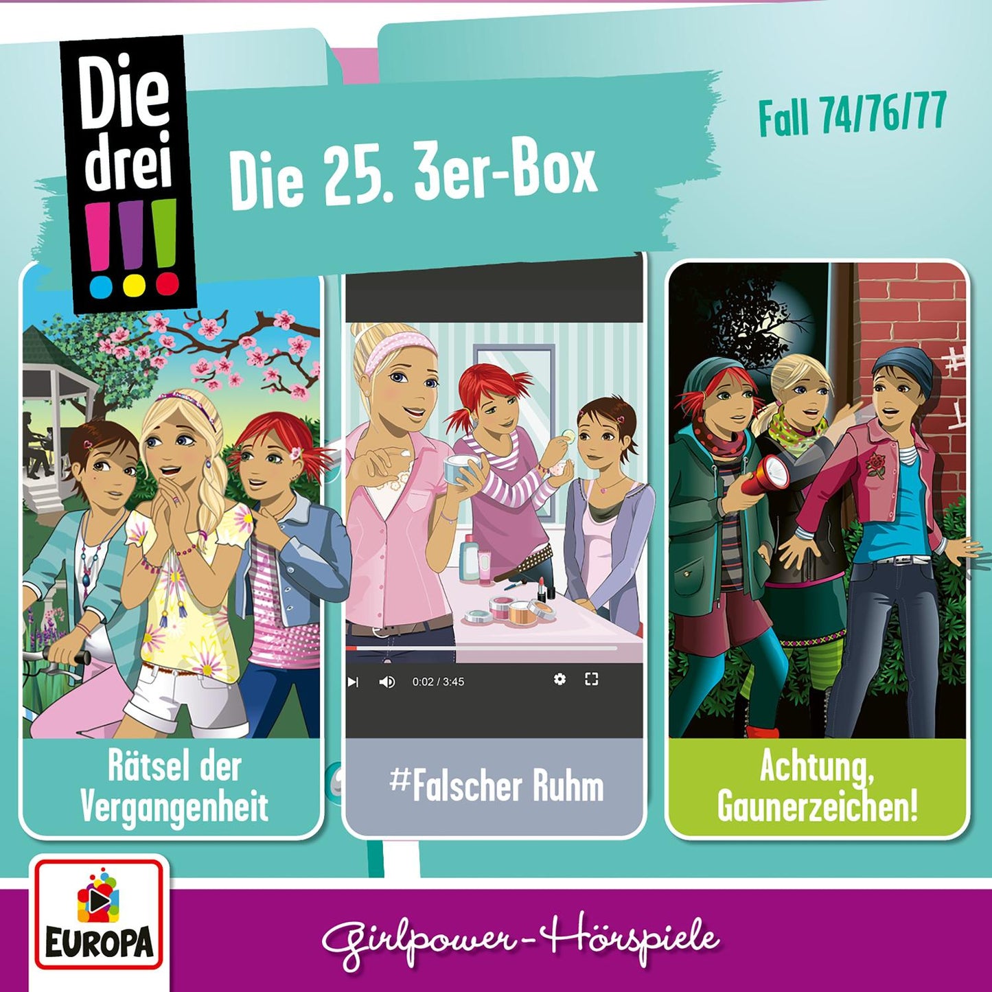 Die drei !!! - Die 25. 3er-Box (Folgen 74,76,77) (3 CDs)