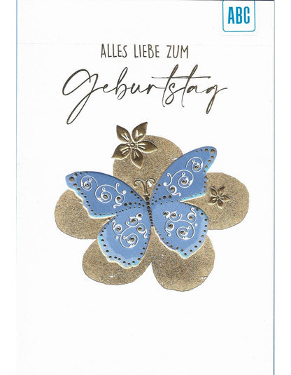 Glückwunschkarte "Alles Liebe zum Geburtstag" B6
