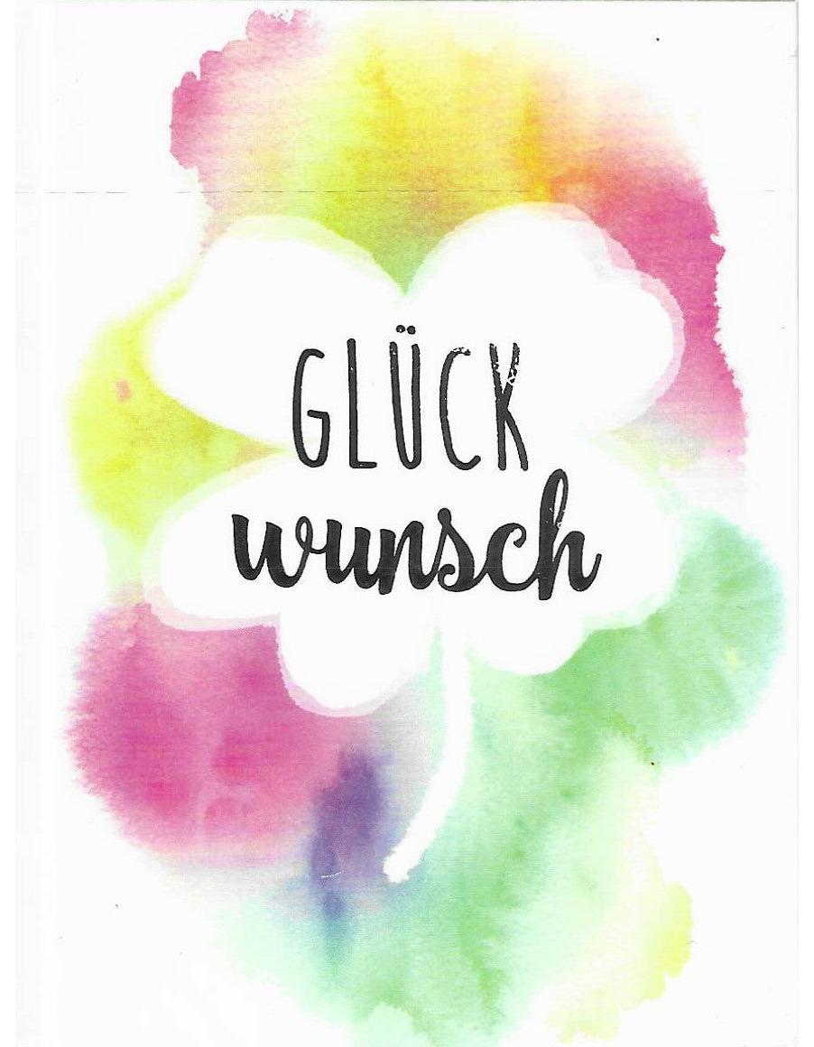 Glückwunschkarte "Glückwunsch" A7