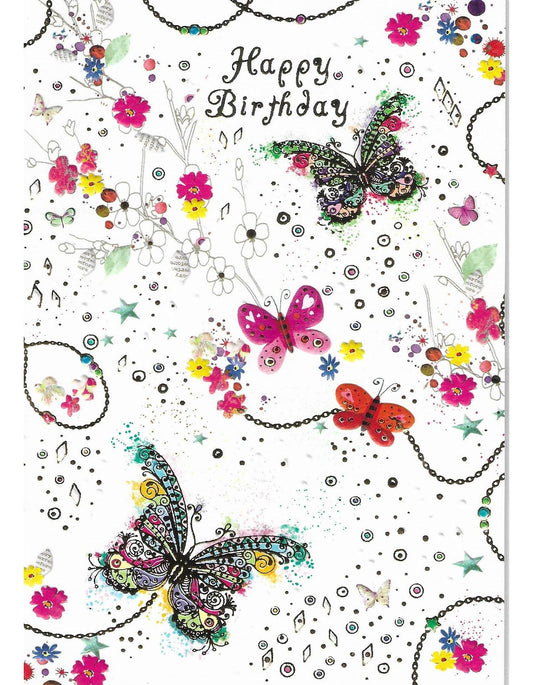 Glückwunschkarte "Happy Birthday" B6