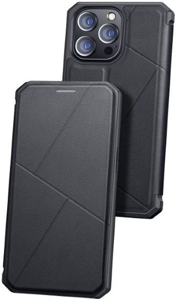 Dux Ducis Robustes Handy Bookcover Skin X Series für iPhone 13 Pro Max - schwarz