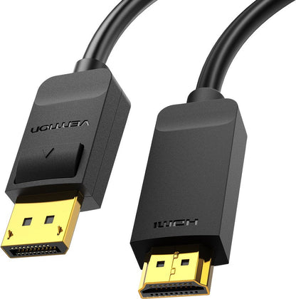 Vention 4K DisplayPort zu HDMI 2.0 Kabel, schwarz - 3m