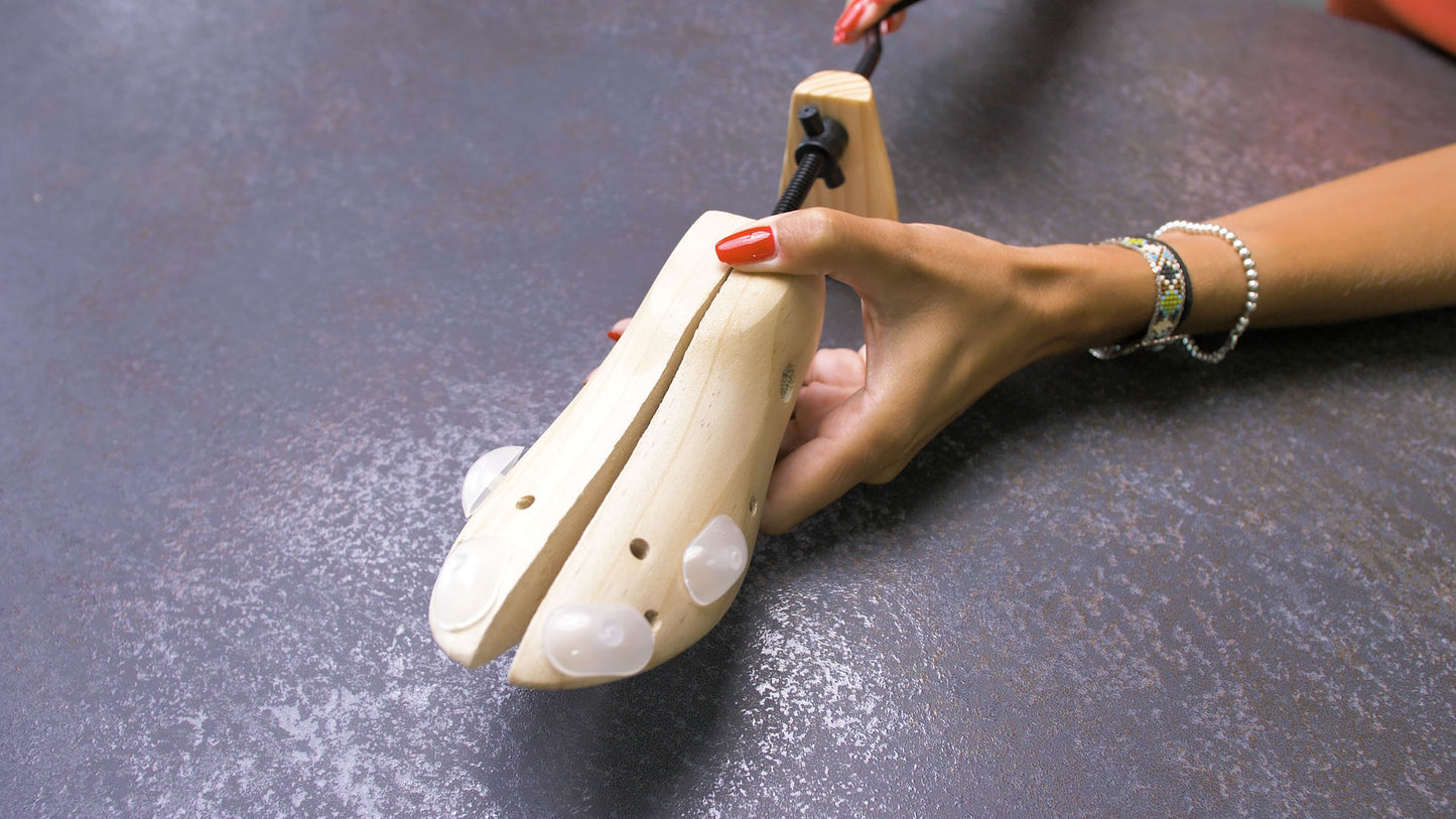 Schuhdehner aus Holz, 2 Stück (Grösse: 39-47)