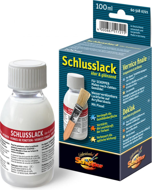 Schlusslack, klar & glänzend
