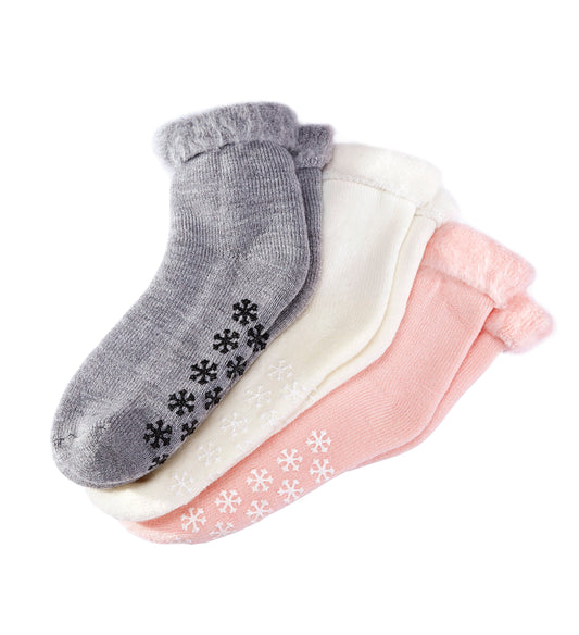 Kuschelsocken Antirutsch, 3er-Set (Grösse: 35-38)