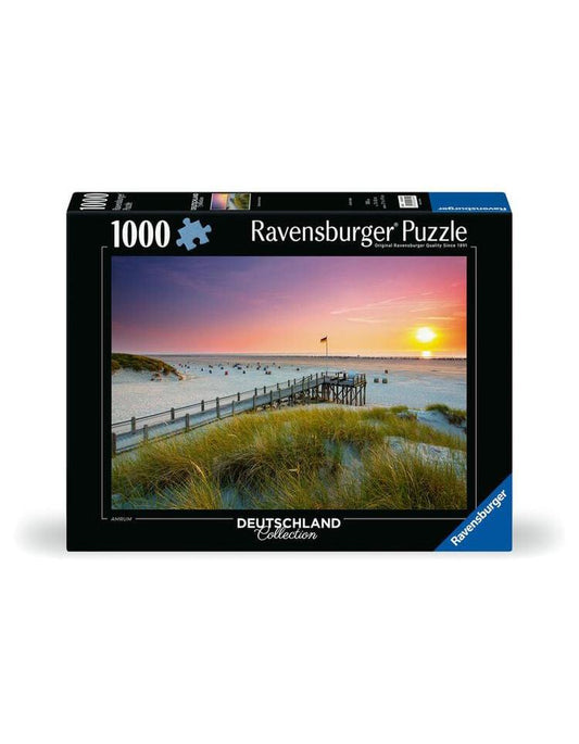 Sonnenuntergang über Amrum Puzzle 1000 Teile