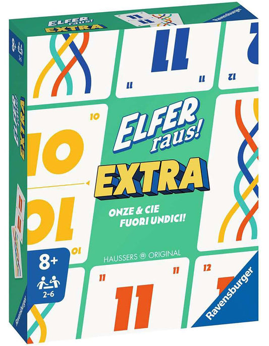 Ravensburger Elfer raus. Extra (Italienisch, Deutsch, Französisch)