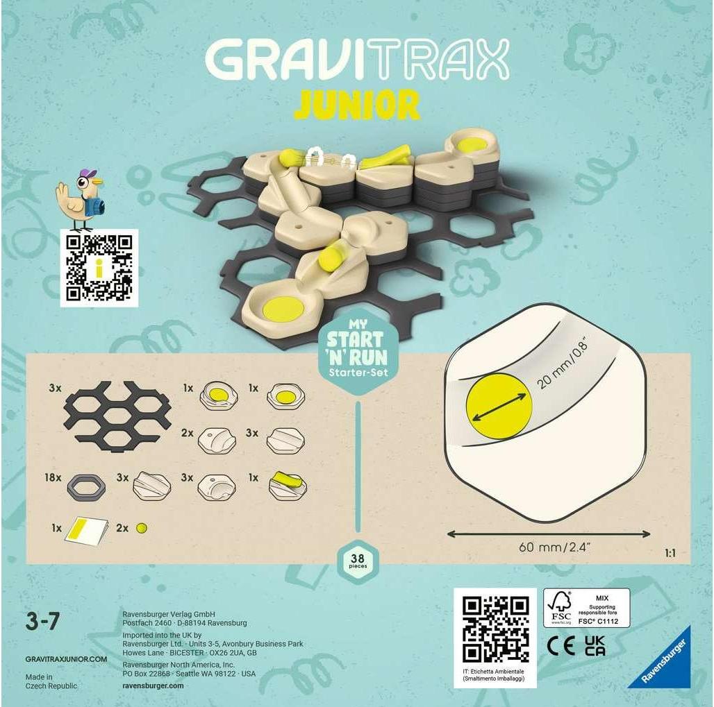 Ravensburger GraviTrax Junior Starter-Set S Start and Run