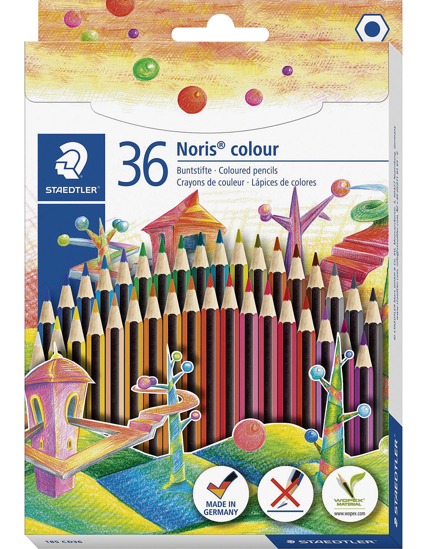 Buntstift NORIS COLOUR HEXAGON 36er Set