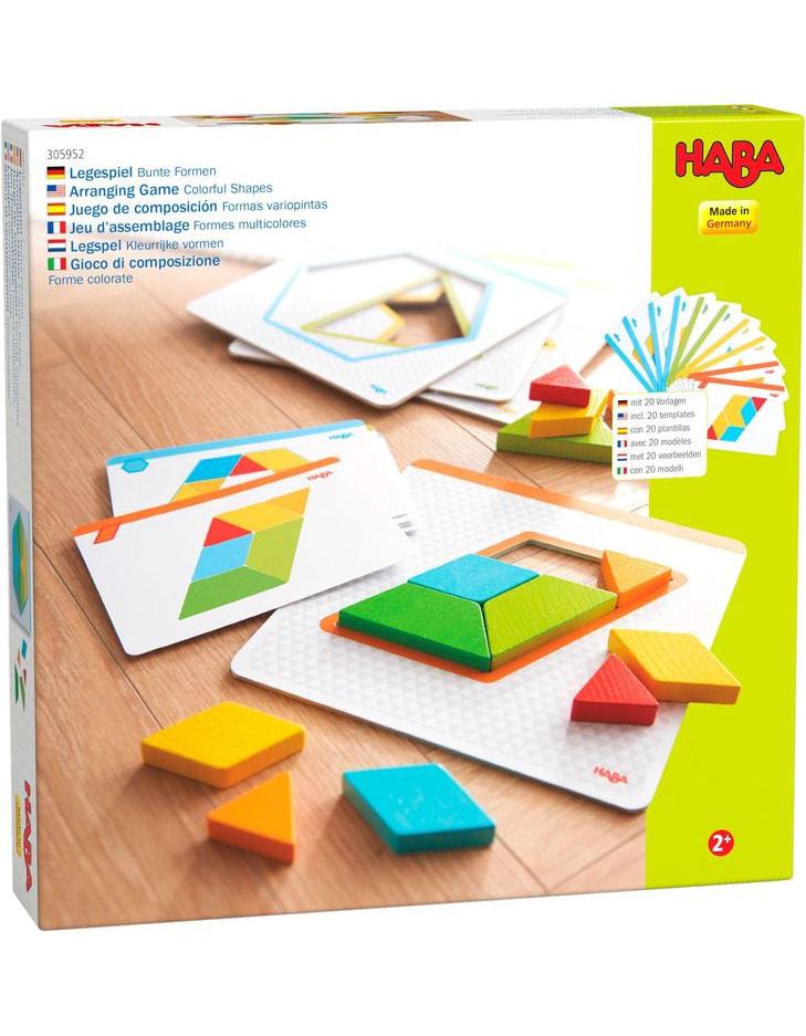 Legespiel BUNTE FORMEN in bunt