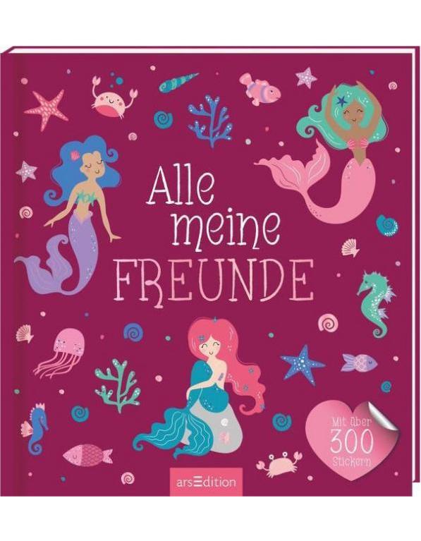 Ars Edition Freundebuch - Meerjungfrau