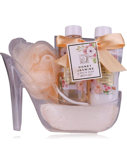 Bade-Set "Honey Jasmine" im Schuh (Farbe: transparent)