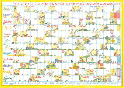 Merkkalender 2er-Set 2025