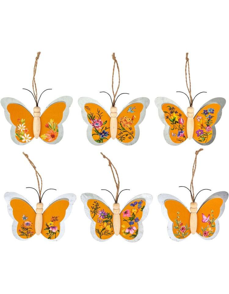 Dekohänger "Papilio" 6er-Set