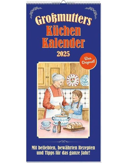 Grossmutters Küchenkalender einzeln 2025