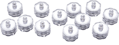 LED-Teelichter "Colori", wasserdicht, 12er-Set (Lichtfarbe: Farbwechsel)