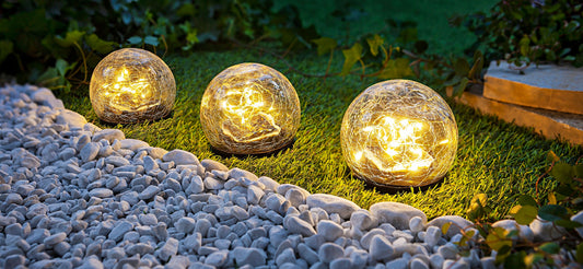 Solar-Gartenstecker "Cosmo" 3er-Set
