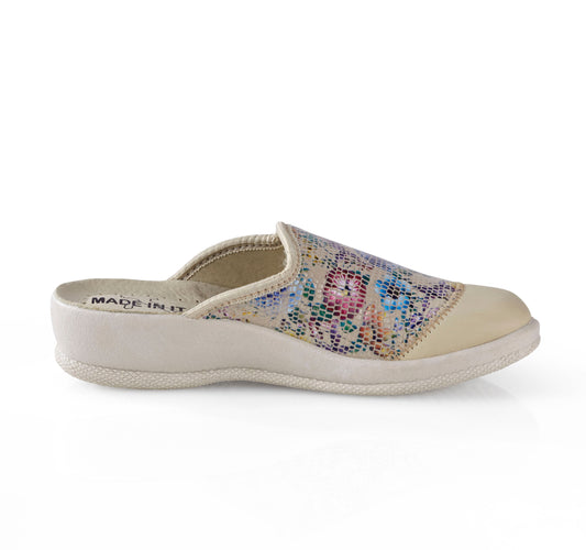 Stretch Clog "Rosalie", beige (Grösse: 37)