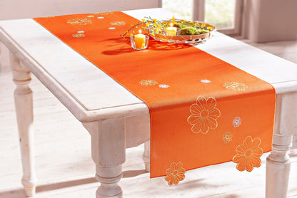 Tischläufer "Orange Flower" 40 x 140 cm