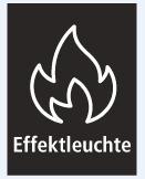 LED-Echtwachskerze im Glas "3 Flammen", amber